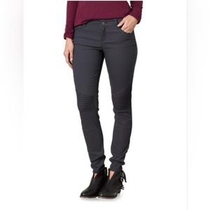 Prana Brenna Pant Coal Size 0 NWT Moto Leg